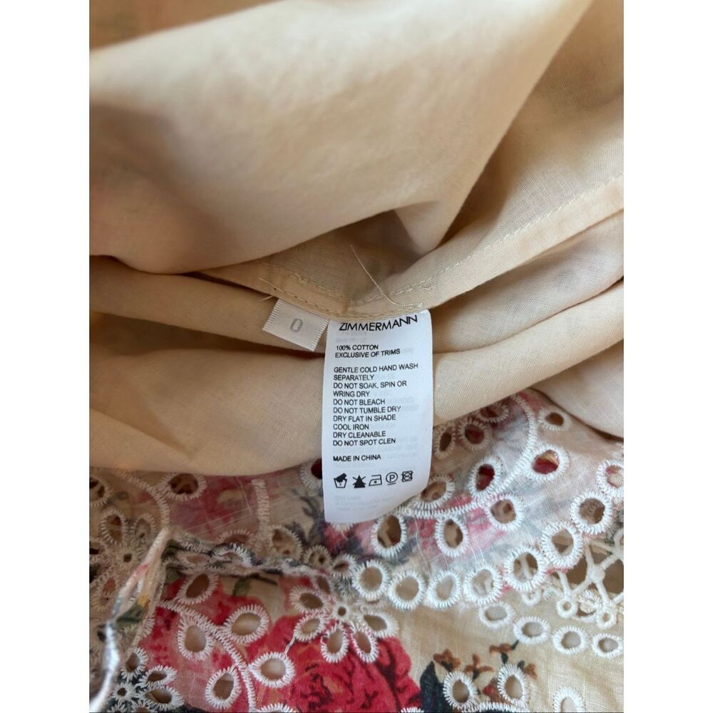 Zimmermann Laelia Diamond Bralette dress, Sz 0, $650 - Picture 8 of 10